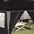 vidaXL Pop-up-Partyzelt 575x288x245cm, 210D Oxford, schwarz