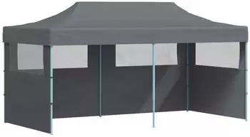 vidaXL Partyzelt 291x580x315cm anthrazit Oxford-Stoff
