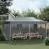 vidaXL Partyzelt 291x580x315cm anthrazit Oxford-Stoff