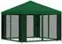 vidaXL Gartenpavillon mit Seitenwänden 3x3m, grün (900365)