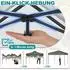 LuxusKollektion Faltpavillon 3x3m grün, wasserdicht, UV-Schutz, Stahlrahmen