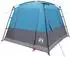 vidaXL Partyzelt 10 Personen 185T Polyester mit PU-Beschichtung, blau