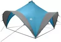 vidaXL Party-Zelt Blau 400 x 400 x 320 cm Polyester und Stahl