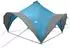 vidaXL Kuppelzelt 4x4m blau, Polyester/Stahl