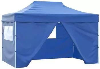 vidaXL Party-Zelt 280x410x315cm blau Oxford-Stoff