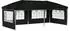 vidaXL Pop-up Partyzelt 575x289x245cm, schwarz