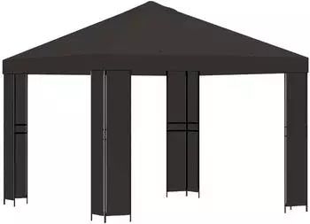 vidaXL Pavillon 3x3m Polyester 190gsm anthrazit (900351)