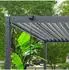 GFP - Garten- & Freizeit-Profi Primeyard Pergola 3x2,5m Stahl, anthrazit, verstellbares Lamellendach (GFPV01105)