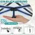 LuxusKollektion Faltpavillon 2,5x2,5m wasserdicht UV-Schutz mit Seitenwänden, weiß