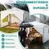 LuxusKollektion Faltpavillon 2,5x2,5m wasserdicht UV-Schutz mit Seitenwänden, weiß