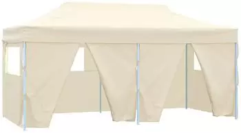 vidaXL Partyzelt 291x580x315cm, Oxford-Stoff, creme