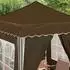 vidaXL Pop-up Partyzelt 195x195x245cm taupe Oxford-Stoff (42019740)