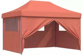 vidaXL Party-Zelt Oxford-Stoff 279x410x315cm, terrakotta