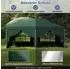 Costway Faltpavillon 3x6m, 6 Seitenwände, UV-Schutz 50+, grün (ZB34345SZ)