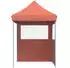 vidaXL Partyzelt 200x200x306cm terrakotta, Oxford-Stoff