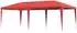 vidaXL Partyzelt rot 600x300x255cm PE und Stahl (42032348)