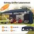 LuxusKollektion Faltpavillon 3x6m wasserdicht mit Seitenwänden, UV-Schutz 50+, blau