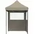 vidaXL Partyzelt 200x200x306cm, taupe, Oxford-Stoff