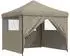 vidaXL Party-Zelt 292x292x315cm, Oxford-Stoff, taupe