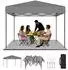 LuxusKollektion Pop-Up Pavillon 3x3m One-Touch Lift, 3-fach höhenverstellbar, 210D Oxford