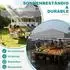 LuxusKollektion Pop-Up Pavillon 3x3m One-Touch Lift, 3-fach höhenverstellbar, 210D Oxford