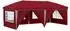 vidaXL Pop-up Partyzelt 575x288x245cm bordeauxrot
