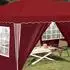 vidaXL Pop-up Partyzelt 575x288x245cm bordeauxrot
