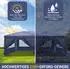 LuxusKollektion Faltpavillon 3x6m blau, 6 Seitenteile, wasserdicht, UV-Schutz 50+, 420D Oxford