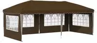 vidaXL Pop-up Partyzelt 574 x 289 x 245 cm Taupe