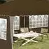 vidaXL Pop-up Partyzelt 575x289x245cm, taupe