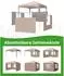LuxusKollektion Faltpavillon 2x2m mit Seitenwänden, UV-Schutz 50+, beige