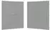 vidaXL Partyzelt-Seitenteil 2 Stk., 200x195cm, hellgrau, PE und Stahl (42033019)