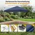 LuxusKollektion Faltpavillon 3x3m blau, wasserdicht, UV50+