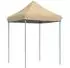 vidaXL Partyzelt 200x200x306cm, beige, Oxford-Stoff