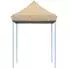 vidaXL Partyzelt 200x200x306cm, beige, Oxford-Stoff