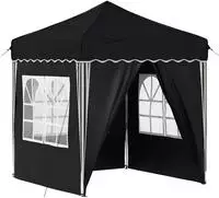 vidaXL Pop-up Partyzelt 195 x 195 x 245 cm Anthrazit Oxford-Stoff