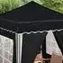 vidaXL Pop-up Partyzelt 195x195x245cm anthrazit Oxford-Stoff wasserdicht