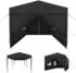 LuxusKollektion Pop-Up Pavillon 3x6m mit Seitenteilen und Fenstern, anthrazit