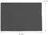 Relaxdays Pavillon Seitenwand 300x300cm, wasserdicht, grau, 2er-Set