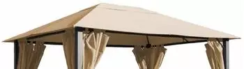 QUICK STAR Paris Pavillon-Ersatzdach 3x4m, 180g/m&sup2;, sand (48518)