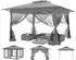 LuxusKollektion Pop-Up Faltpavillon 4x4m mit Moskitonetz, grau