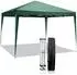 LuxusKollektion Faltpavillon 3x3m, grün, wasserdicht, UV-Schutz 50+, 420D Oxford