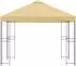 vidaXL Pavillon 3x3m Polyester/Stahl 190g/m² creme (900326)
