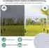 Costway Faltpavillon 3x6m, Pop-up, wasserdicht, UV 50+, weiß