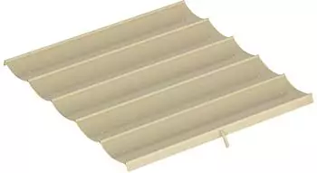 Outsunny Ersatzdach für Pergola, Polyester, beige, 250x255cm