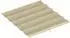 Outsunny Ersatzdach für Pergola, Polyester, beige, 250x255cm