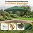 LuxusKollektion Faltpavillon 3x3m grün, wasserdicht, UV-Schutz 50+