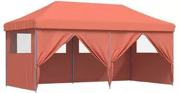vidaXL Partyzelt 292x580x315cm Oxford-Stoff, terrakotta