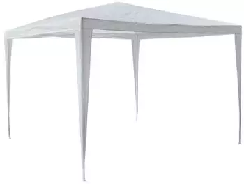 VCM Pavillon EM2 3x3m, PE-Plane, wei&szlig;