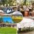 LuxusKollektion Pop-Up Faltpavillon 3x3m, anthrazit, wasserdicht, UV-Schutz 50+, 4 Seitenwände
